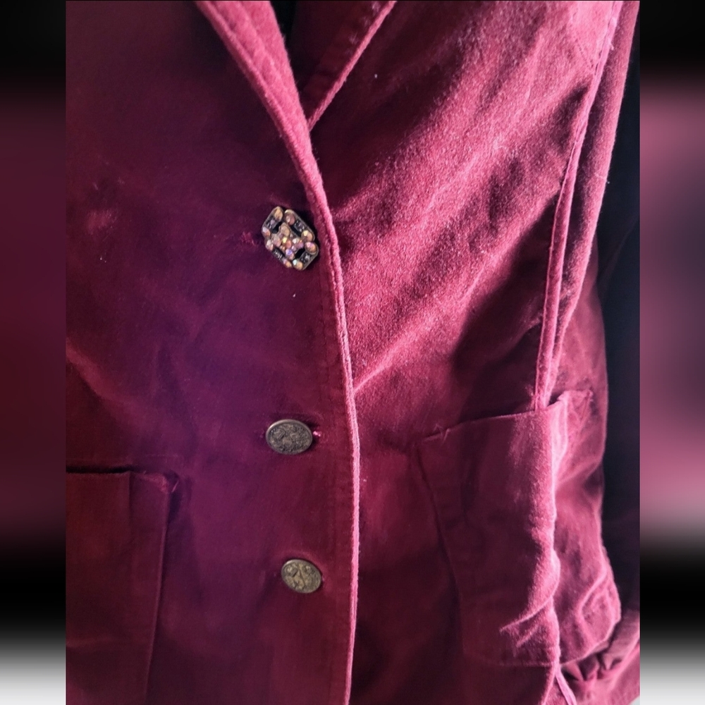 Levi Strauss & Co. Signature women's jacket blazer red size L - Picture 3 of 12